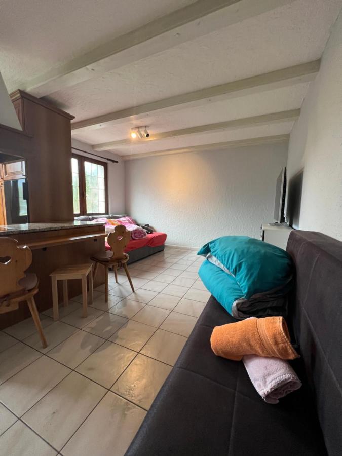 Tiny Apartment With Amazing View, Garden & Terras Schattdorf Extérieur photo